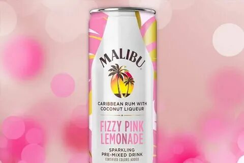 Malibu now does a PINK lemonade ready-made cocktail in a can