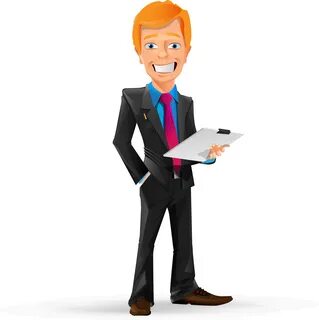 Manager Clipart Png - Business Man Cartoon Png Transparent P