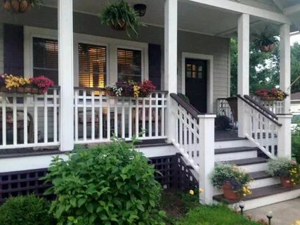 Porches Porch railing designs, Front porch design, Porch lan
