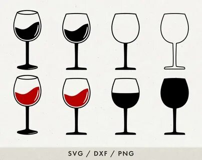 WINE GLASS SVG Wine Svg Wine Clipart Wine Glasses Svg Etsy C