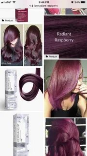 Ion Radiant Raspberry Ion hair colors, Raspberry hair color,