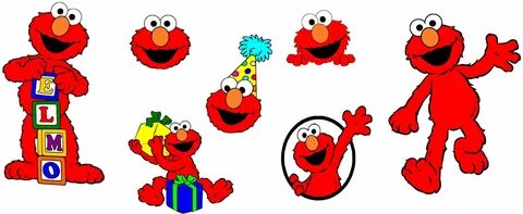 Sesame Street Elmo SVG, INSTANT Download, Printable Decals f