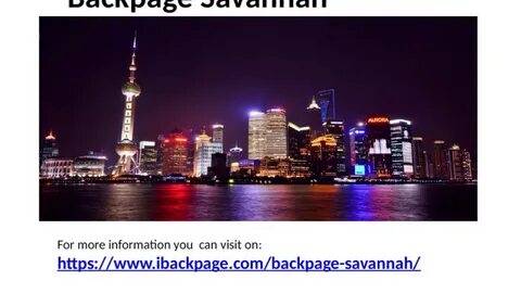 Backpage Savannah Savannah backpage - YouTube