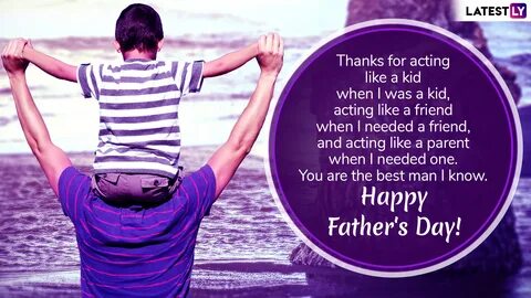 Father's Day 2019 Messages: WhatsApp Stickers, Dad Quotes, G