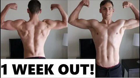 1 Week Out Physique Update - 6'3 - 180 lbs - 5-7.1% Body Fat