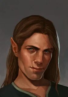 ArtStation - Elvish warrior , sara meseguer Character portra