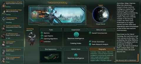 Stellaris: Console Edition Dev Diary #4: Machine Empire Type