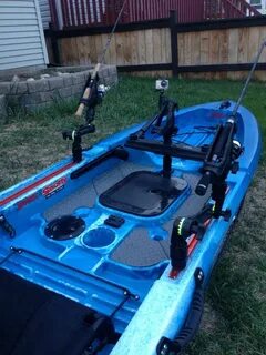 Ascend FS12T Kayak fishing setup, Kayak fishing gear, Angler