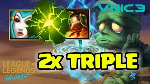 Wild Rift : Amumu Jungle 2x Triple Kill! - YouTube