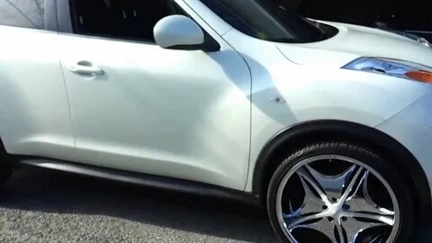 2012 NISSAN JUKE (White) With 22 Inch Wheels. - YouTube