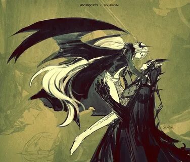 Morgoth/Sauron Morgoth, Dark fantasy art, Dark art illustrat
