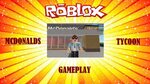 Roblox McDonalds Tycoon Gameplay - YouTube