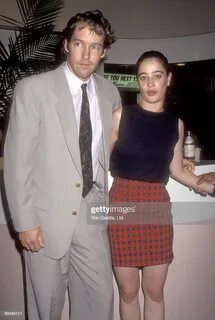 Actors D.B. Sweeney and Moira Kelly attend the 1992 Video So