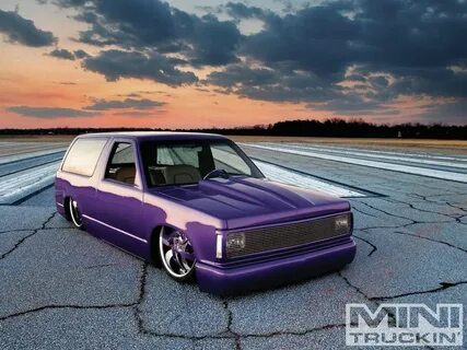 1985 Chevy S-10 Blazer Truck - Purple Reign - Mini Truckin' 