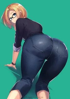 Safebooru - 1girl all fours artist name ass bangs black-fram