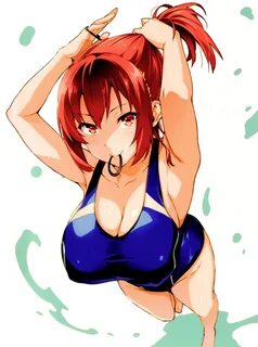 Wallpaper : anime girls, ecchi, big boobs, redhead 3108x4176.