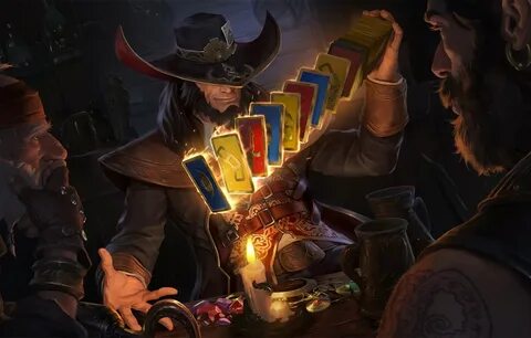 Обои карты, мужики, Twisted Fate, Legends of Runeterra карти