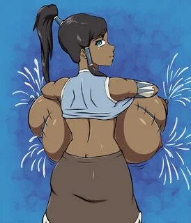 bosomancer, korra, avatar the last airbender, the legend of korra, back, bl...