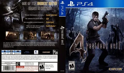 COVERS.BOX.SK ::: Resident Evil 4 - PS4 - high quality DVD /