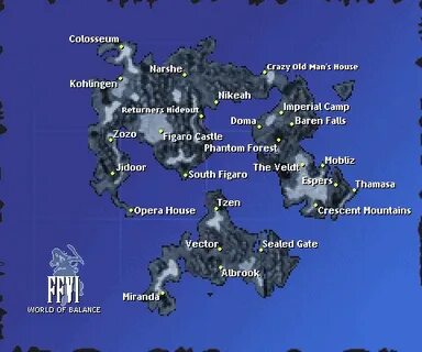 Ff6 World Of Balance Map - Map Pasco County