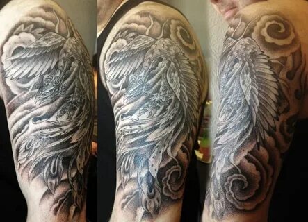 phoenix black and grey Black tattoos, Tattoos, Black and gre