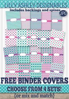 free printable binder covers and spines - Besko