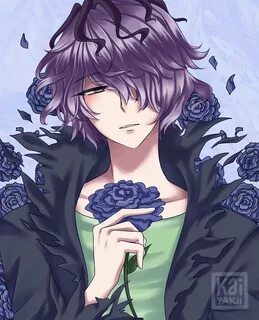 Garry by Kaiyakii on DeviantArt Anime purple hair, Anime boy