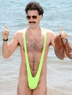 Borat's "banana hammock". *shudder* Funny bathing suits, Bik