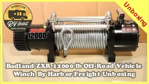 Badland ZXR 12000 LB Capacity Off-Road Vehicle Winch Unboxin