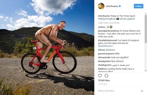 Pro Cyclist Naked