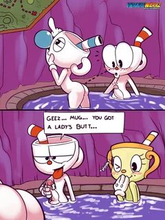 ichduhernz, cuphead (character), ms. chalice, mugman, cuphead (game), absur...