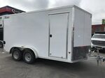 Enclosed Cargo Trailer 7.5’x14' WHITE RAMP High Country Alum