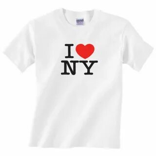 Children's I Love New York T Shirt - Kids Boys or girls I he