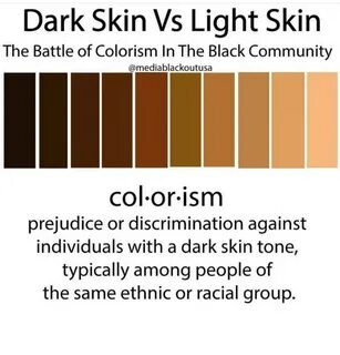 Dark Skin vs Light Skin the Battle of Colorism in the Black 