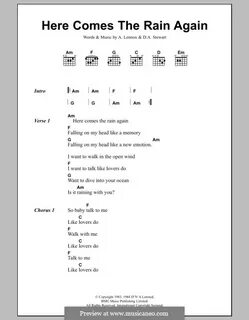 A. Lennox, D.A. Stewart: Here Comes the Rain Again (Eurythmi