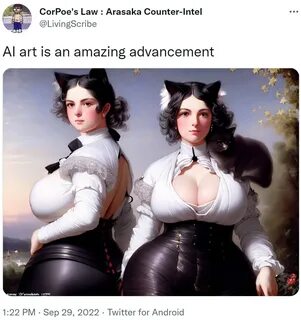 ai art, ai-generated art, artificial intelligence art, catgirl.