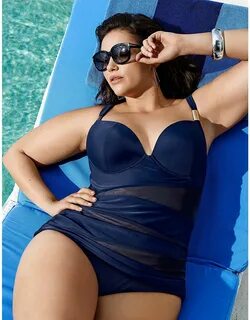 Resort wear plus size swimsuit (I've been eyeing this - defi