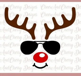 Commercial Use cut files Reindeer Clipart Christmas SVG for 