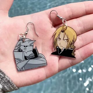 Edward and Alphonse Full Metal Alchemist Earrings Anime earr