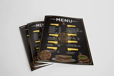 Restaurant Menu Card on Behance