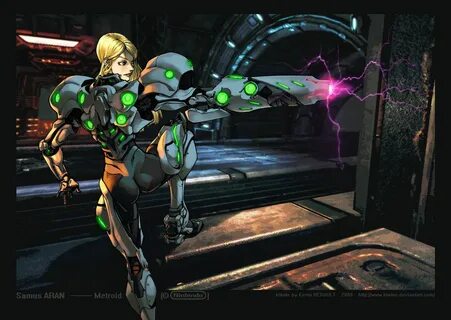 Samus ARAN by kiwine.deviantart.com on @deviantART Samus ara