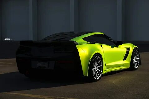 Lime Green C7 Corvette - Go Green Collections
