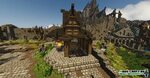 Карта The Elder Scrolls V: Skyrim для майнкрафт 1.12.2