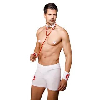 Attractive Men Nurse Cosplay Costumes Hot Erotic Men Sexy Sl