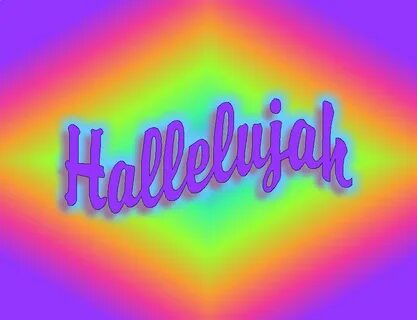 Hallelujah Clip Art drawing free image download