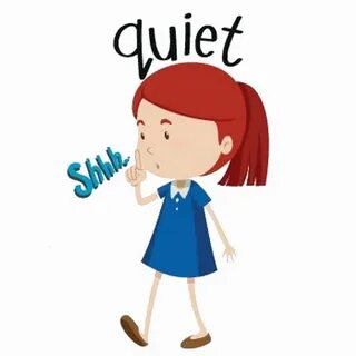 Shhh clipart quiet student, Shhh quiet student Transparent F