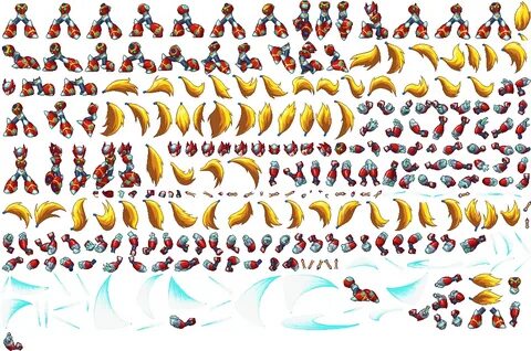 Note From Ace - Megaman X5 Zero Sprites Clipart - Large Size