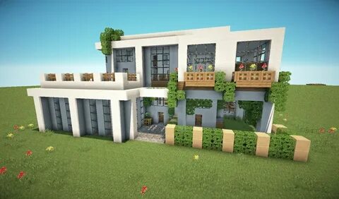 First Modern House Minecraft Project Minecraft modern, Minec