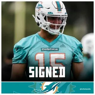 Miami Dolphins - RT @DolFanBandits: The Miami Dolphins signe