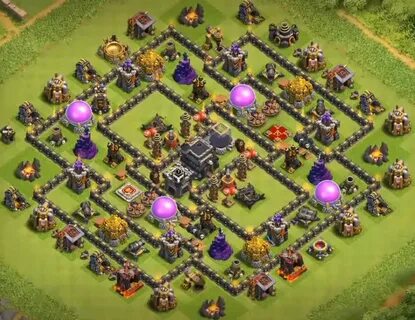 Clash Of Clan Rathaus 9 Base